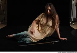BARBORA LYING POSE WITH SWORD